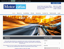 Tablet Screenshot of motorvation.co.uk